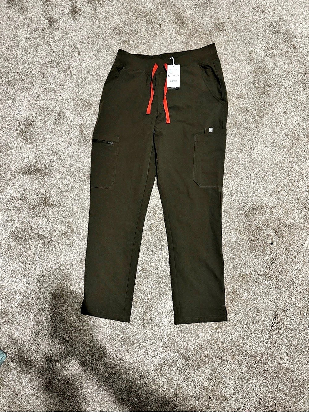 NWT FIGS Yola High Waisted Skinny Scrub Pants Spruce M/P Medium Petite
